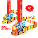 Tren domino con luces y sonidos - 60 piezas
