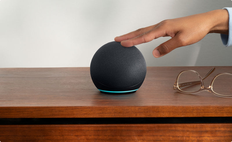 Parlante Echo Dot Alexa (parlante Alexa con sonido vibrante, ideal para dormitorios, comedores y oficina)